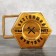 Ceramic mug "Real man", 550 ml, golden color