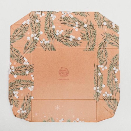 Folding box "Pressent", 10 x 8 x 3.5 cm, New Year-5