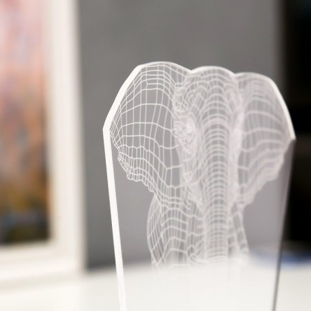 Lamp "Elephant" LED white from the network 9.5x12.5x19cm Risalux-5