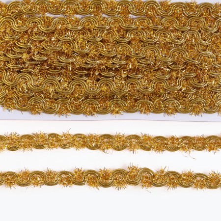 Braid gold 1.5 cm, in a roll 10 meters-1