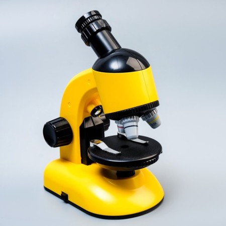Microscope "Young scientist" multiplicity to x1200, yellow, backlight-2
