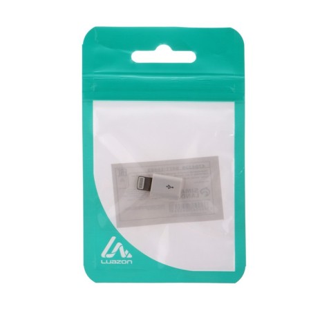 Luazon LE-015 adapter, with MicroUSB on Lightning, 1 pc, white-4