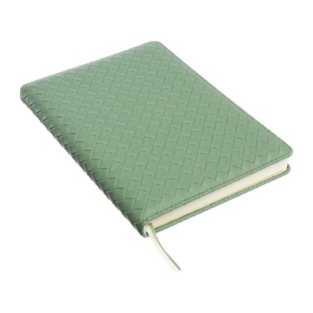 Gift Davente.clair: Diaoon Lowed A5 136 sheets, hard cover, block 70, green + ballpoint pen-3