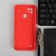 PERO case for Realme C21 phone, silicone, red