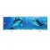 Bath screen "Eltra Light art" dolphins, 148 cm