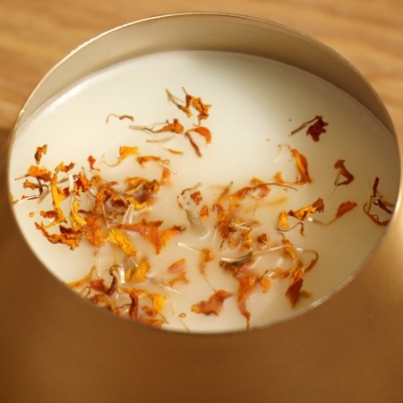 Aromatic candle in a jar of 300 g, Marigold-2