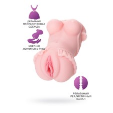 Masturbator Realistic Toyfa Juice Pussy Little Flower, TPE, 11.5 cm, bodily color