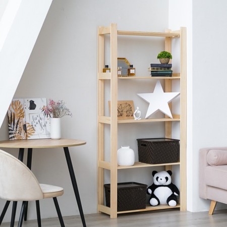 Wooden rack reinforced 180x84x28cm, 5 shelves