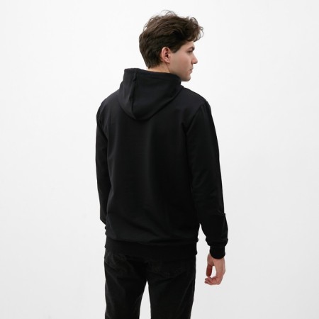 Men's sweatshirt with a hood Mist Men’s Casual Size 48, black-5