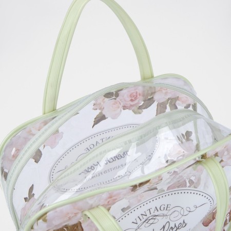 Lightning cosmetic bag, green color-2