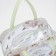 Lightning cosmetic bag, green color