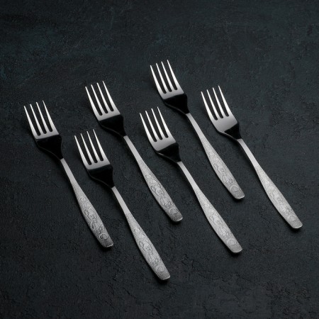Baby dining room "Fidget", length = 18 cm, thickness 2 mm, silver color-2