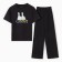 Pajama female (T -shirt and trousers) KAFTAN GUSSI p. 48-50, black