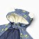 Demicine-zone overalls for a boy, color graphite/print, height 62-68 cm