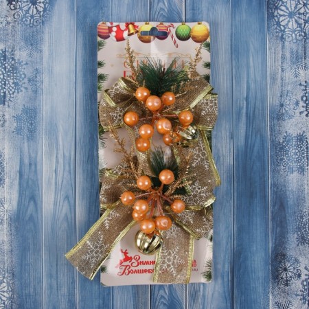 Jewelry decoration "composition on the Bange" (set 2 pcs) berries, 13x15 cm-2