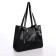 Bag Female Tout with zipper, black color