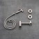 Biddor "RMS" SUS129-5-2, with a hygienic shower, stainless steel, satin