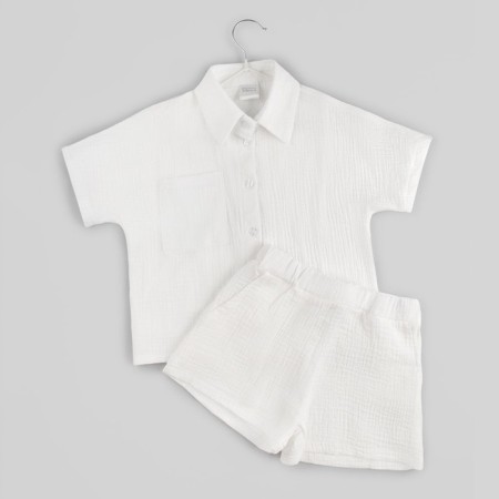 Muslim children's suit Amarobaby Easy, height 104 cm, white color-14