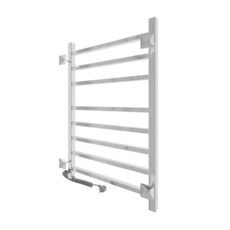 The electric heated towel -sprayer "Sanprise" Quadro P8, 500x800 mm, left/right, chrome-8