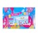 Single tablecloth "Happy Birthday" balls, transparent, 130x200 cm