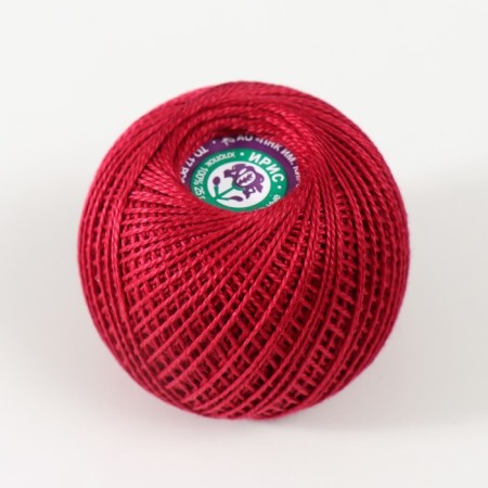Knitting threads "Iris" 150m/25g 100% Mercerized cotton color 1204-1