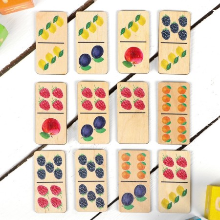 Domino wooden "Tasty domino"