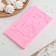 Mold Dolyana "Tropical Leaves", silicone, 20.7 × 12 cm, pink color
