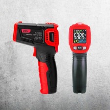 Пирометр инфракрасный Deli DL333380A 102969, оптическое разрешение 8:1, -30 - 380°С
