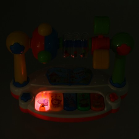 Developing toy "Fun games", sound and light effects, with mobile elements-7