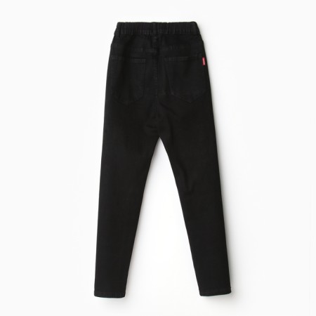 Jeans for girls, black color, height 116 cm-4