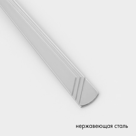 Tablespoon “Appetite”, h = 19.5 cm, thickness 2 mm, silver color-2