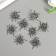 Decor Metal "Spider" 2.5x2.2 cm