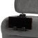 The hook on the head restraint is double, black