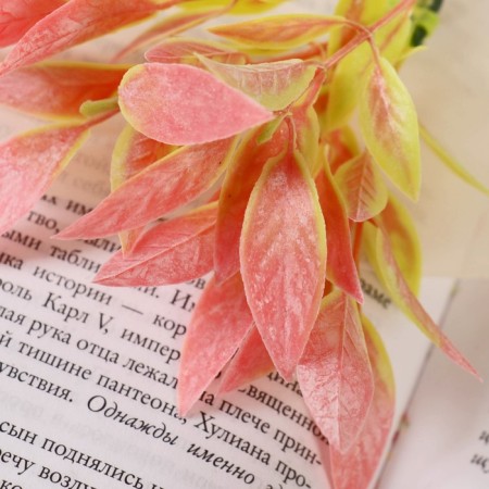 Bouquet "Elocated petals" two -tone, 15 cm (price for 1 pc, packing 5 pcs) mix-1