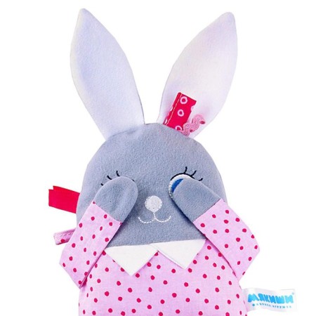 Developing soft toy "My Bunny" with a rattle-3