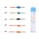 Set of polyurethane floats Salmo PU Karas in a 5pcs tube. individual packing