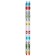 Plastic skis, 130 cm, with a notch, MIX color