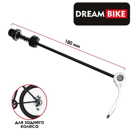 Eccentric for the rear wheel Dream Bike, M5x180 mm, silver color