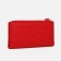 Women's wallet on magnets, red color