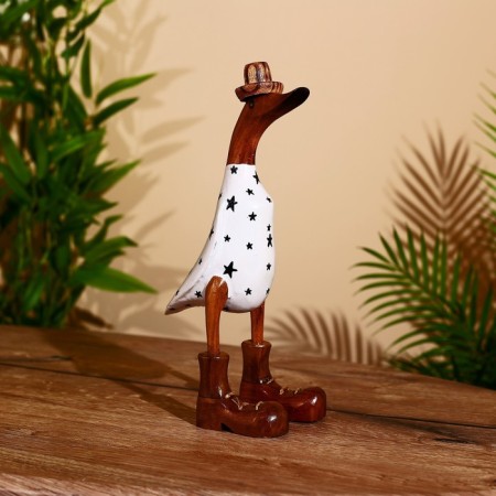Souvenir "Duck in stars" wood 27 cm