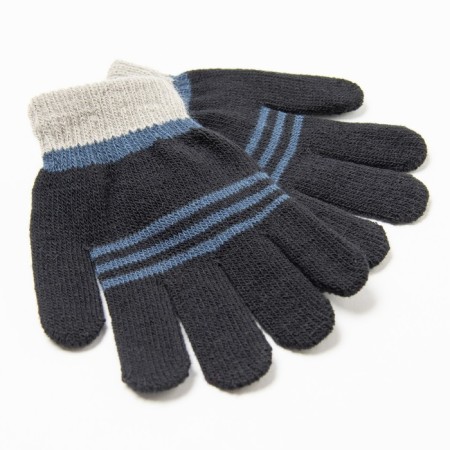 Baby gloves, black color, size 14-1