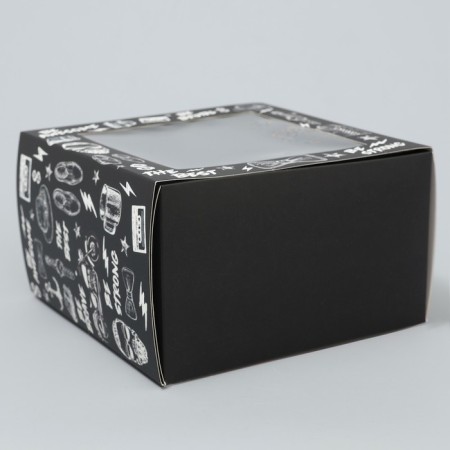 Gift-bending box folding, packaging, “male”, 14 x 14 x 8 cm-5
