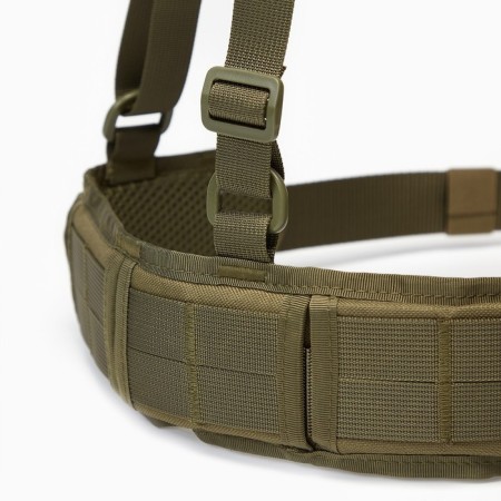 Looping belt on straps, khaki-2