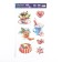 Stickers on the glass "New Year's sweets", reusable, 20 x 34 cm, New Year