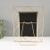 Photo frame Metal in 1 photo 13x18 cm "Loft. Triangles" gold 20.5x1x25 cm