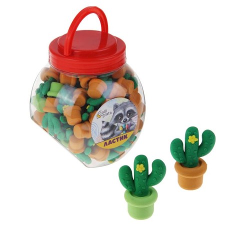 Figure eraser "Cactus", mix