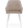 Steve Metal/velor, white/beige 52x68x81 cm