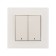 TOT GLOSSY GLASS, 10 A, 2 keys, backlight, hidden, glass, white