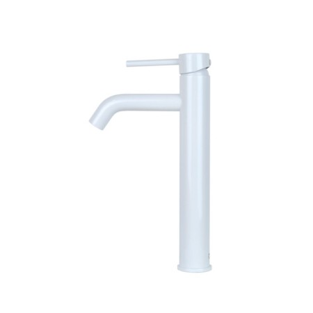 Bronze de Luxe Scandi 1452W sink mixer, single -leaf, pour 134 mm, white-1