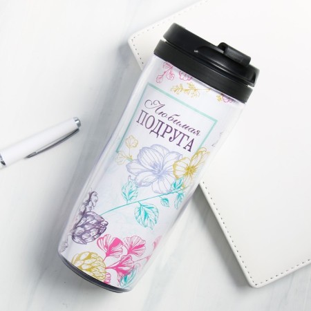Thermostatic "beloved friend. Flowers" 350ml